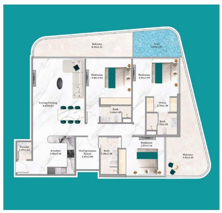 Floor plan A
