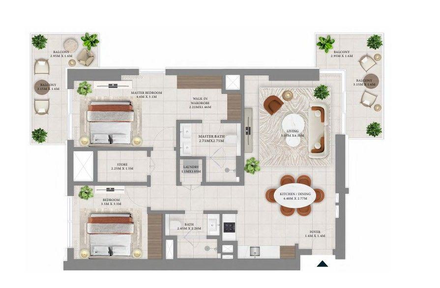 Floor plan A