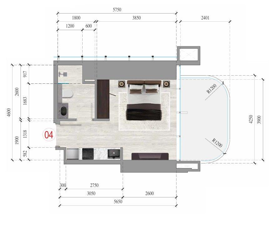 Floor plan A