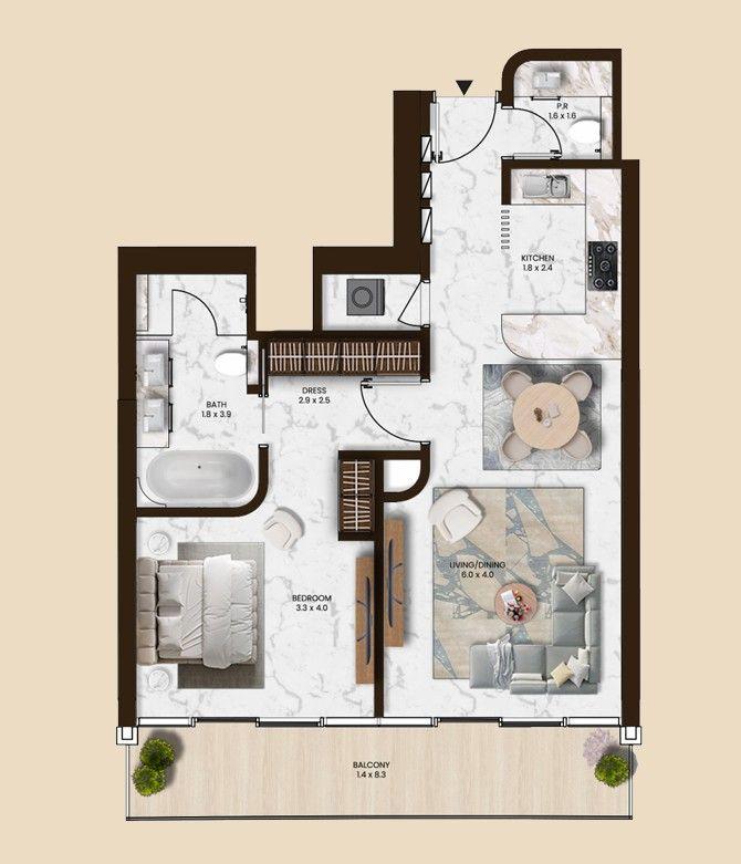 Floor plan A