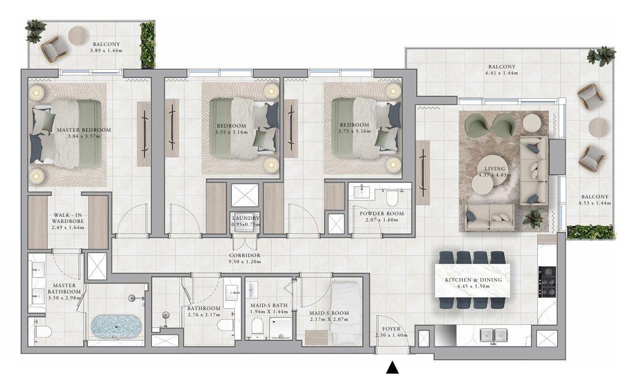 Floor plan A1
