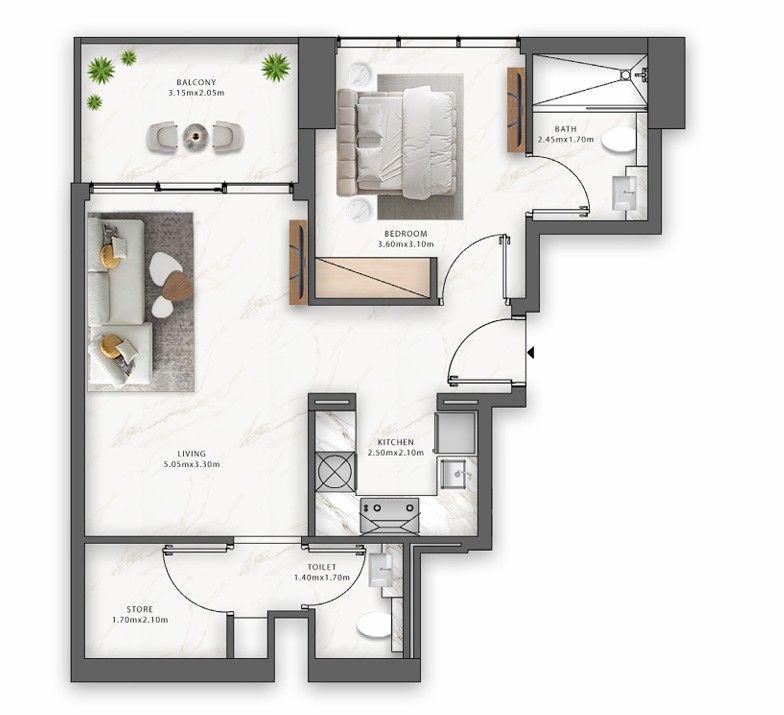 Floor plan A