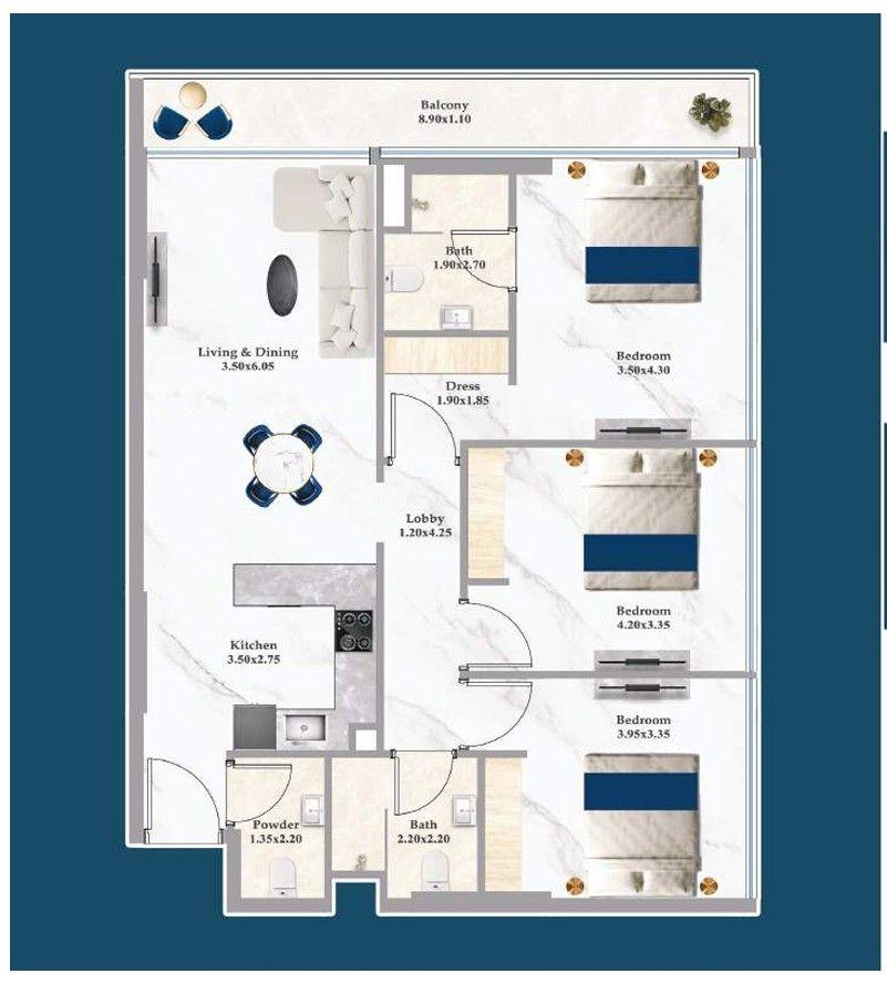 Floor plan C