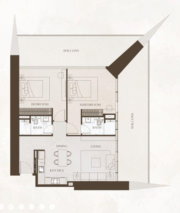 Floor plan 2BR